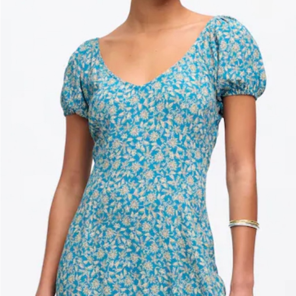 Madewell - Cap-Sleeve Midi Dress in Floral